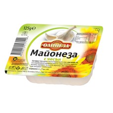 МАЙОНЕЗА ОЛИНЕЗА ЧЕСЪН ПВЦ 125ГР*24