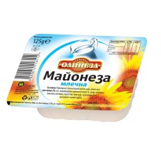 МАЙОНЕЗА ОЛИНЕЗА МЛЕЧНА ПВЦ 125ГР*24