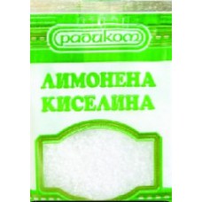 ЛИМОНЕНА КИСЕЛИНА РАДИКОМ 10ГР*50*20