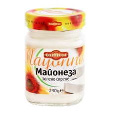 *МАЙОНЕЗА ОЛИНЕЗА ТОПЕНО СИРЕНЕ 230ГР*8