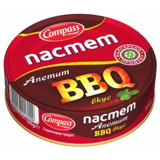 ПАСТЕТ КОМПАС АПЕТИТ BBQ ВКУС 180ГР*56/54